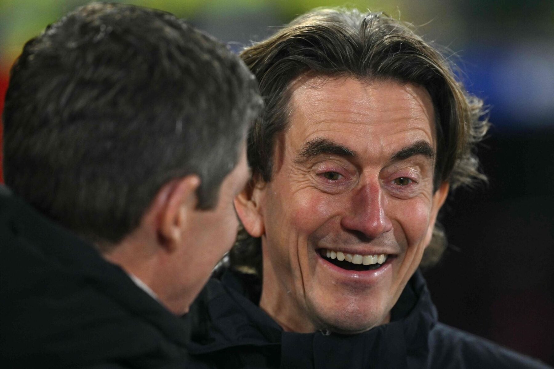 Thomas Frank lader sig ikke hylde trods den flotte fremgang. Foto: Glyn KIRK / AFP