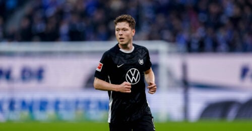 Andreas Skov Olsen er genstand for intens transferspekulation i disse dage. Den danske kantspiller har været vraget i Wolfsburg flere gange.
