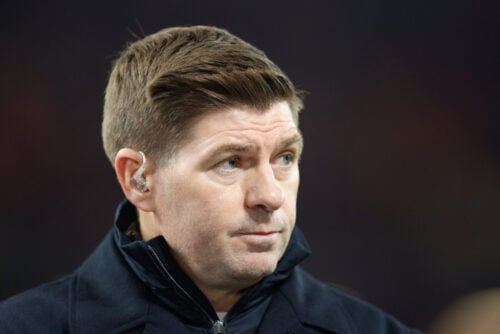 Steven Gerrard kunne ikke tro sine egne øjne.