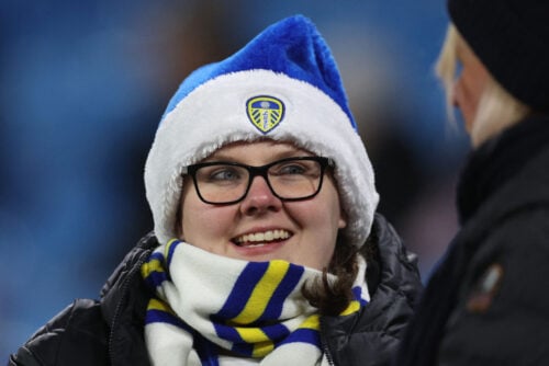 Leeds United gør sig klar til at møde Manchester United.