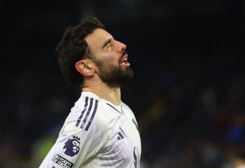 Bruno Fernandes kan blive afløst i Manchester United.