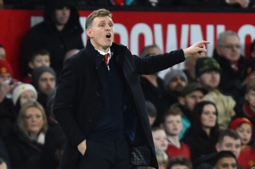 Manchester United leverede en ny skuffelse søndag aften. Nu går den midlertidige cheftræner Darren Fletcher helt bersærk.