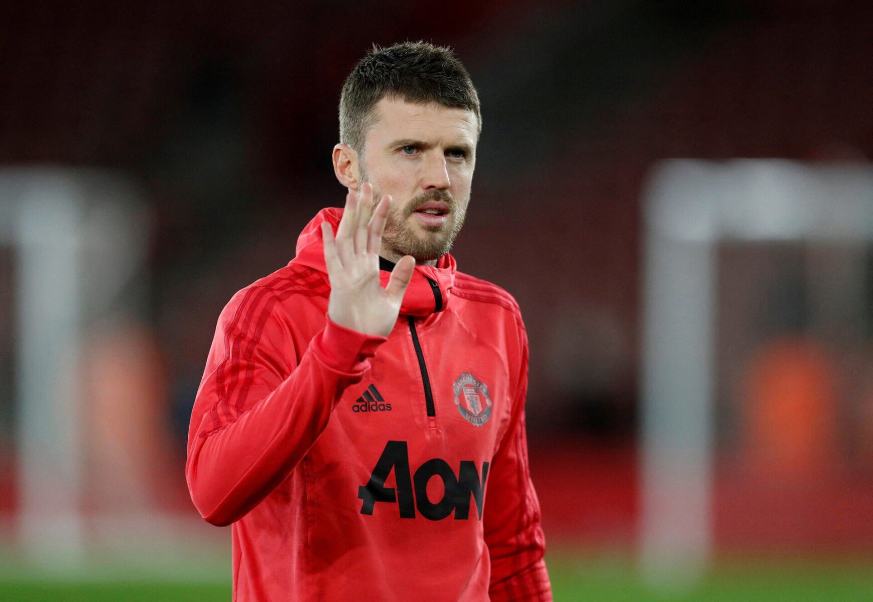 Michael Carrick ankom som ny træner til Manchester United i sidste uge. Men allerede nu har han indført en gennemgribende ændring. Foto: Action Images via Reuters/Matthew Childs