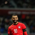 Mohamed Salah på vej retur til Liverpool.