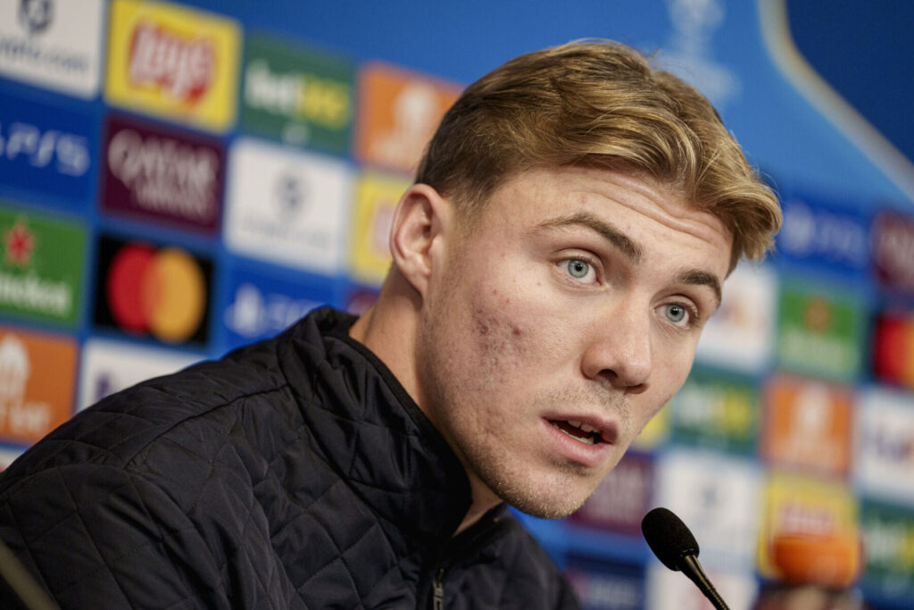 Rasmus Højlund kan miste god holdkammerat til Tottenham.