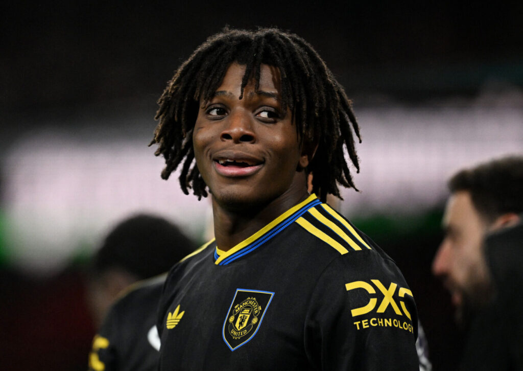 Patrick Dorgu kan blive smidt på porten hos Manchester United.