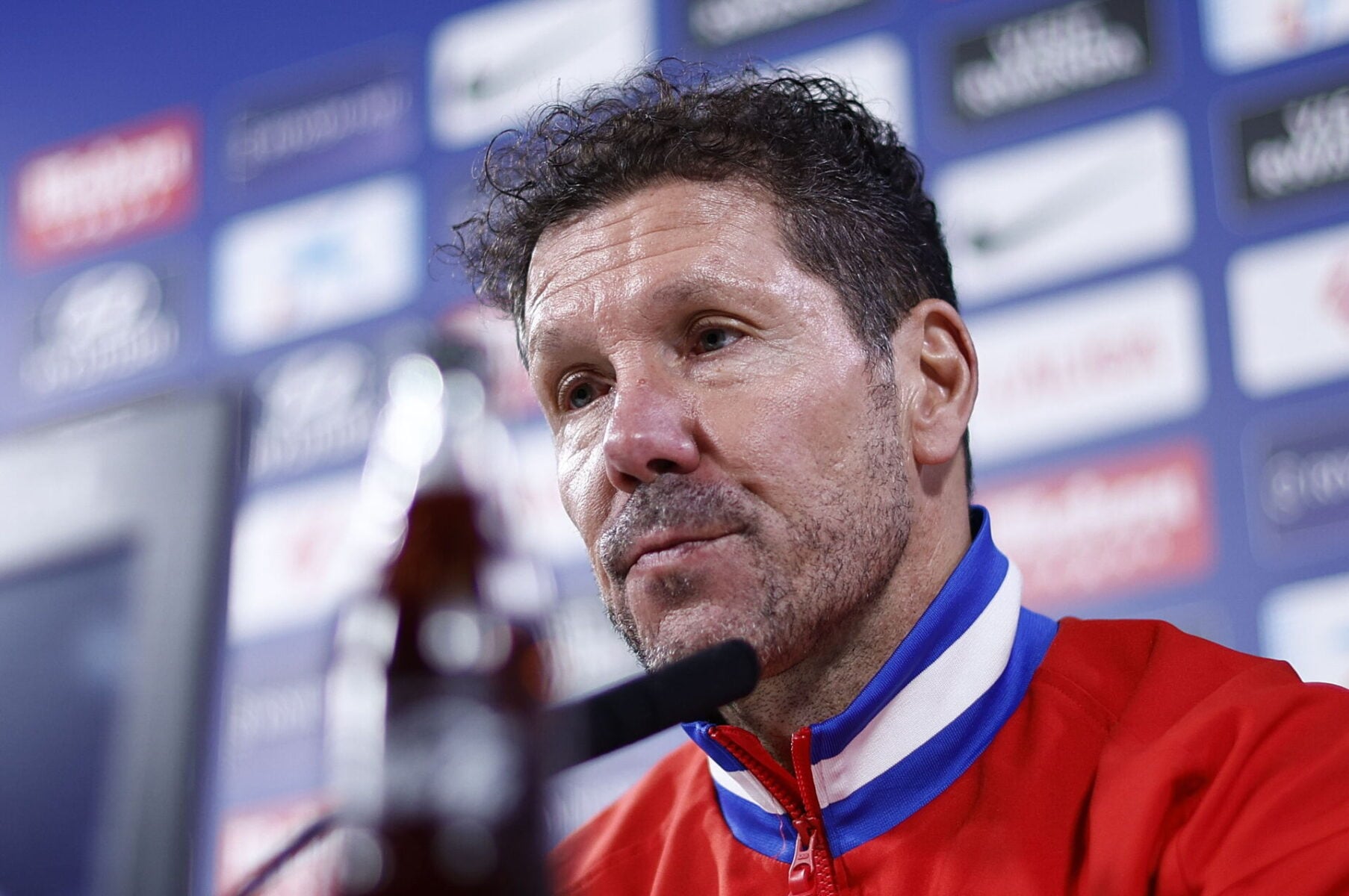 Diego Simeone kan snart være fortid i Atlético Madrid. Foto: EPA/RODRIGO JIMENEZ