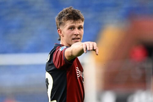 Morten Frendrup scorede mandag for Genoa.