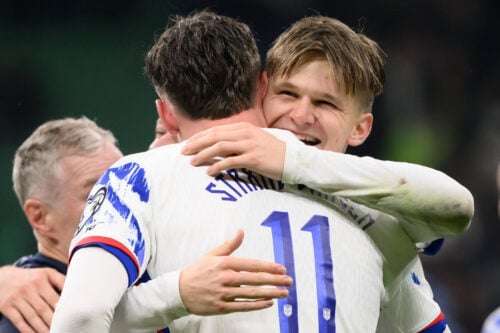 Jørgen Strand Larsen kunne være endt i Brøndby.