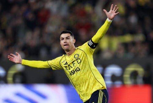 Cristiano Ronaldo er utilfreds i Al-Nassr.