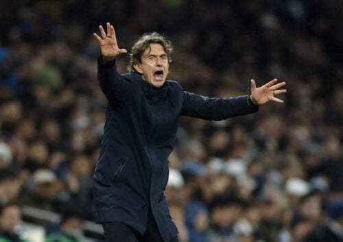 Thomas Frank er færdig som cheftræner i Tottenham. Det oplyser klubben i en pressemeddelelse onsdag eftermiddag.