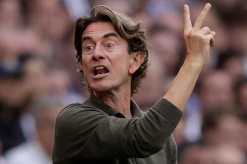 Thomas Frank blev fyret onsdag.