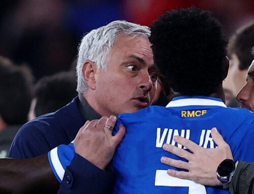 José Mourinho har afsløret, hvad han sagde til Vinicius.