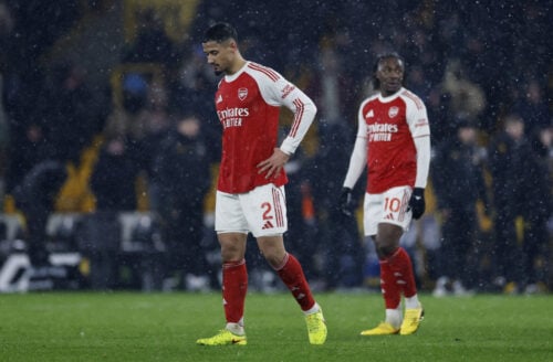 Arsenal leverede en kostbar nedtur onsdag aften, da holdet smed en sikker sejr mod Wolverhampton på Molineux, der var historisk.