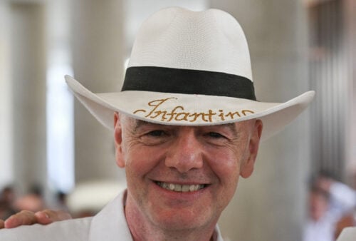 Gianni Infantino har en favoritklub i Italien.