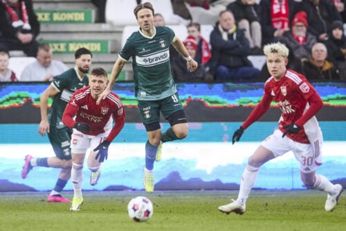 AGF-angriber Patrick Mortensen står foran kontraktudløb om fem måneder, og fremtiden er fortsat usikker i klubben fra Aarhus.