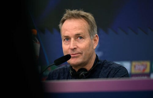 Kasper Hjulmand undrer sig.