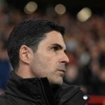 Mikel Arteta og Arsenal skal køre en sejr i hus mod Everton.