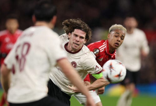 Brian Riemer retter søndag blikket mod et afgørende opgør i Superligaen, når FC Midtjylland tager imod FC Nordsjælland på MCH Arena.