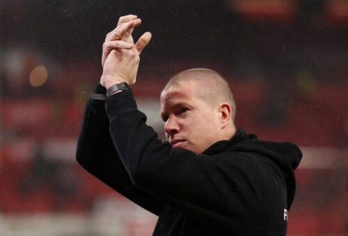 Mike Tullberg står overfor sin største test som træner i FC Midtjylland, når de møder Nottingham Forest i aftenens Europa League-kamp.