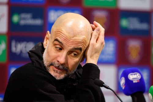 Pep Guardiola erkender fejl.