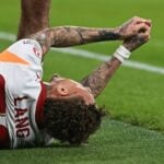 Noa Lang kom slemt til skade onsdag.