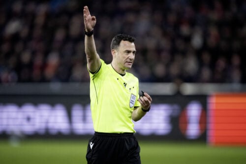 Han skal være dommer i kampen mellem Danmark og Nordmakedonien.