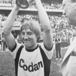 John Andersen med landspokalen i 1979.