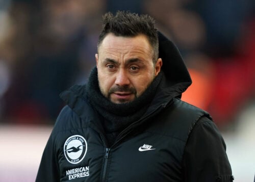 Der er nu kommet en ny melding om Roberto de Zerbi.