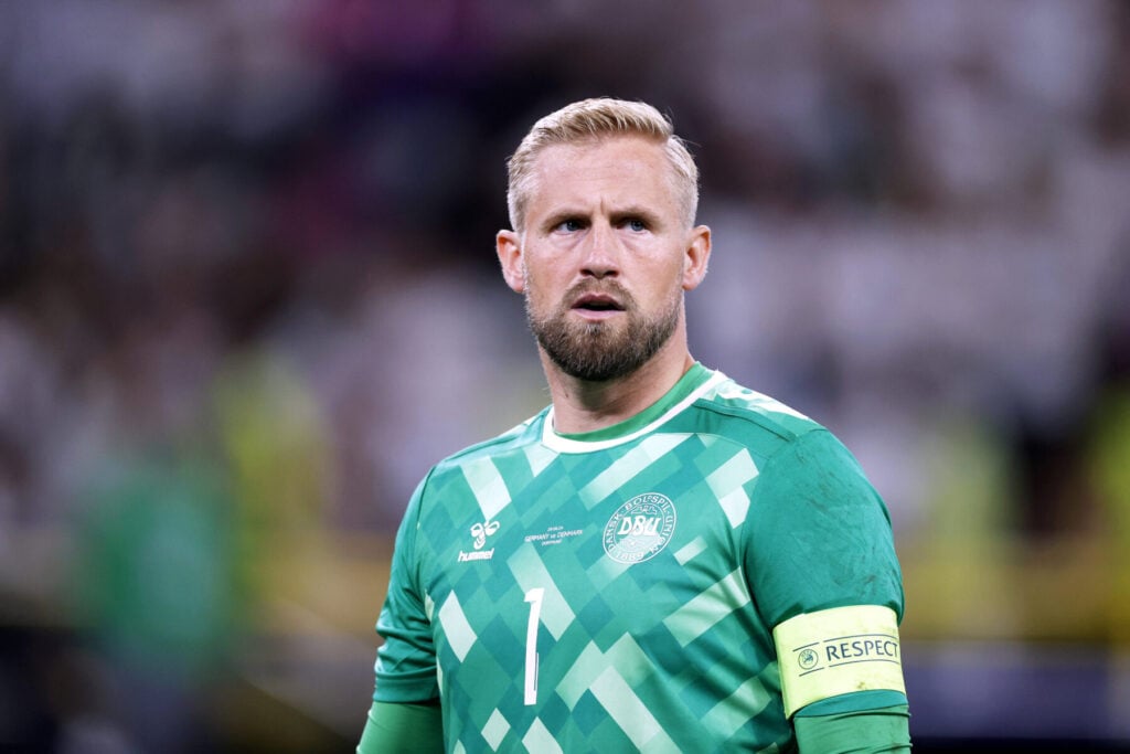 Kasper Schmeichel vogter buret, lyder det nu.