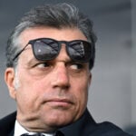 Cristiano Giuntoli var til stede på tribunen, da Tottenham led det seneste smertefulde nederlag til Crystal Palace.