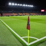 Stadion Letná er noget slidt ned.