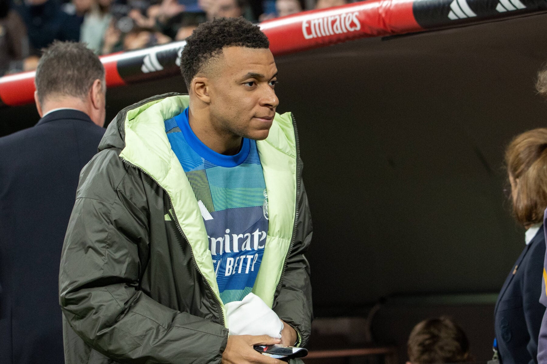 Real Madrid møder Manchester City i aftenens Champions League-duel. Det bliver efter sigende uden en kampklar Kylian Mbappé.