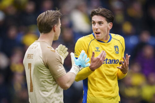 Der var ond stemning mellem Brøndby IF og FC Midtjylland.