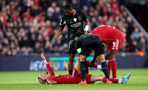 Hugo Ekitiké blev ramt af en skrækskade i forbindelse med Liverpools kamp mod PSG i Champions League tirsdag aften. Nu er der nyt.