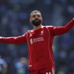 Mohamed Salah spiller sit sidste Merseyside-derby i Liverpool, hvor egypteren netop har skrevet historie med en scoring mod Everton.