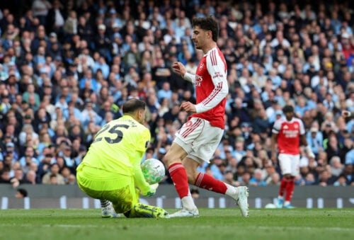 Donnarumma lavede en stor fejl, der gav Arsenal et mål.