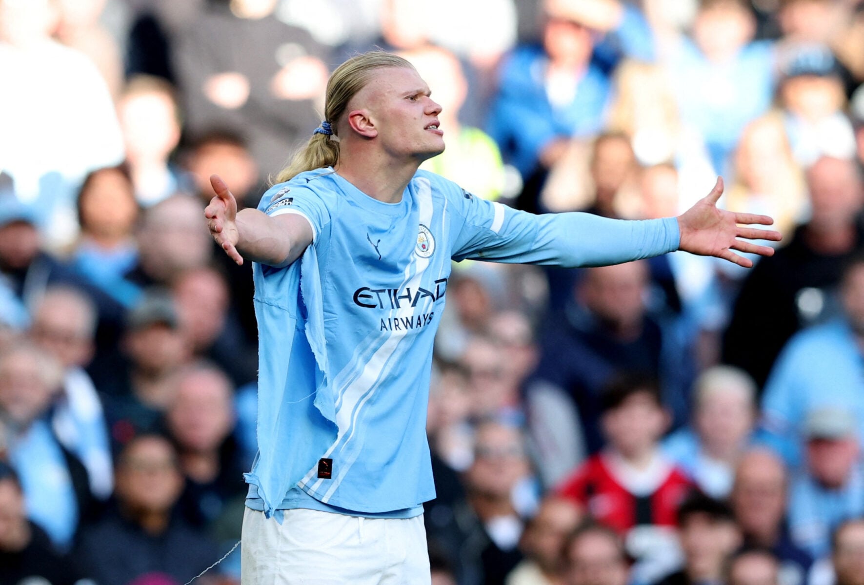 Erling Haaland skabte stor begejstring.