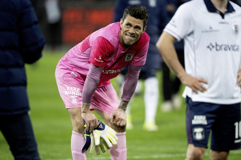 Jesper Hansen var involveret i en stor brøler for AGF.