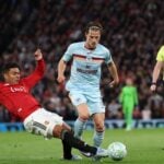 Brentford stillede fra start med både Mathias Jensen og Mikkel Damsgaard, da de tabte til Manchester United i Premier League mandag.