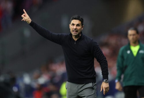 Champions League-semifinalen mellem Atlético Madrid og Arsenal endte 1-1, hvor Mikel Arteta langt fra var tilfreds med VAR-kendelserne.
