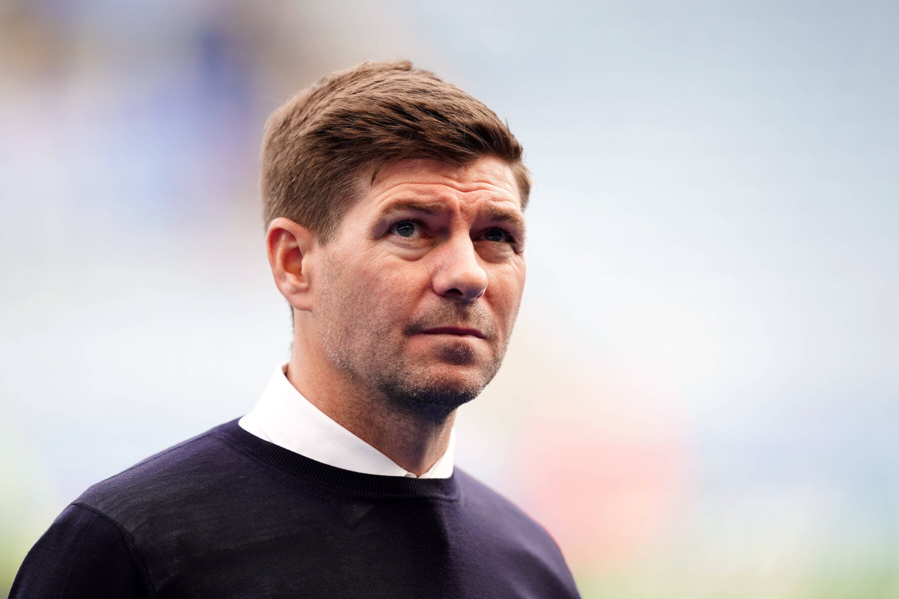 Steven Gerrard er skuffet.