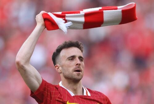 Diogo Jota døde sidste år.