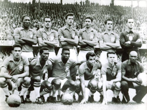 Garrincha er et af de store ikoner i Brasilien.