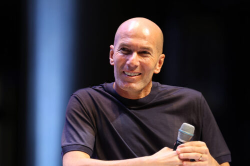 Zinedine Zidane var i Madrid.