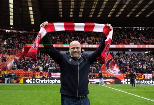 Claus William Jensen blev født i Falsters ”hovedstad”, Nykøbing, og voksede op i Stubbekøbing. Her er Michael Kjærbøls portræt.