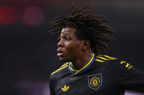 Patrick Dorgu har haft en gennembrudssæson hos Manchester United, men en skade har holdt danskeren væk fra græsset i længere tid.