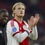 Kasper Dolberg rygtes på vej væk fra Amsterdam.