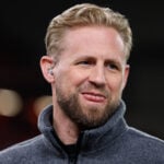 Kasper Schmeichel var på stadion i England, mens hans holdkammerater i Celtic spillede fodbold.