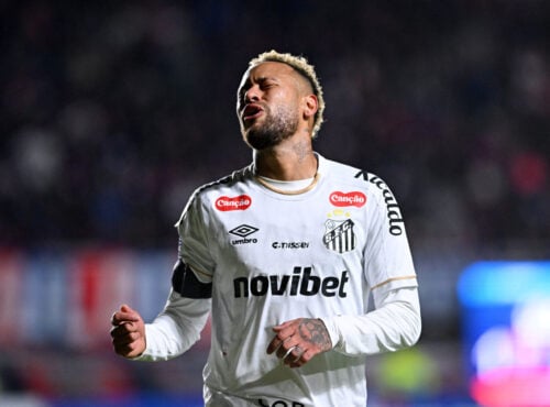 Neymar gav en lussing.